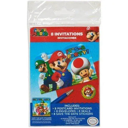 Super Mario - Invitations - Party Expo