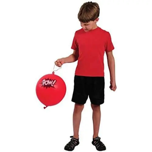 Superhero Punch Ball Latex Balloon (1ct) - Party Expo