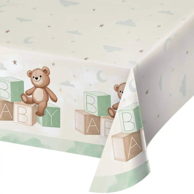 Teddy Bear All Over Print Paper Tablecover - Party Expo