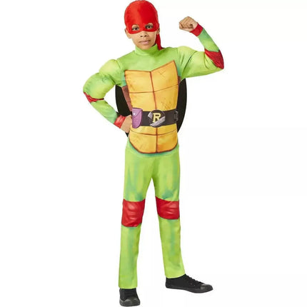 Teenage Mutant Turtles Costume Raph with Light Up Belt (size 7 - 8) - Party Expo