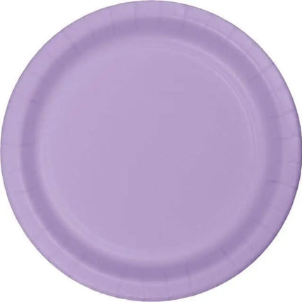 Touch of Color - 7" Premium Strength Dessert Plates - Luscious Lavender Party Expo  