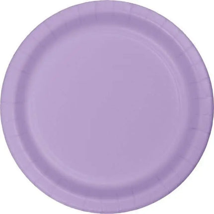 Touch of Color - 7" Premium Strength Dessert Plates - Luscious Lavender Party Expo  