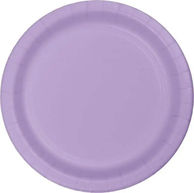 Touch of Color - 7" Premium Strength Dessert Plates - Luscious Lavender Party Expo  