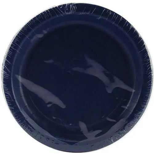 Touch of Color - 7" Premium Strength Dessert Plates - Navy Blue (24ct) Party Expo  