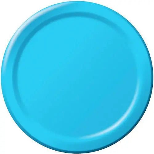 Touch of Color - 7" Premium Strength Dessert Plates -  Pastel Blue Party Expo  