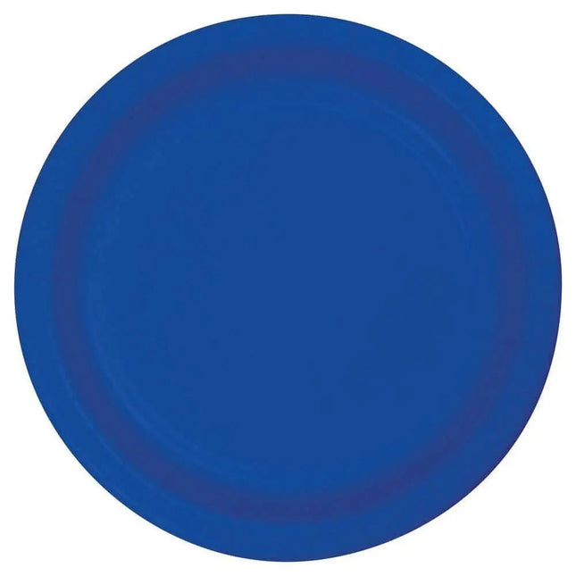 Touch of Color - 9" Premium Strength Dinner Plates - Cobalt Party Expo  
