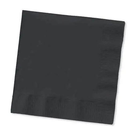 Touch of Color - Black Velvet Beverage Napkins (50ct) - Party Expo