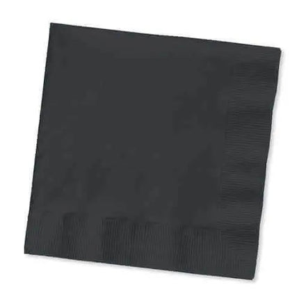 Touch of Color - Black Velvet Lunch Napkins (16ct) - Party Expo