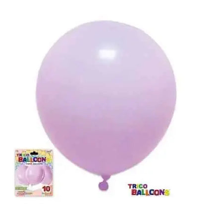 Trico - 12" Pastel Lavender Latex Balloons (10ct) Party Expo  