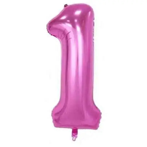 Trico - 34" Number '1' Mylar Balloon - Pink Party Expo  