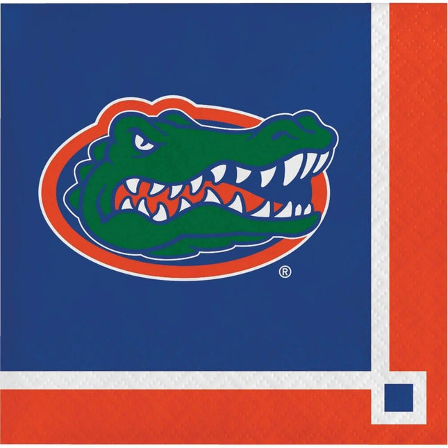 University of Florida Gators Beverage Napkins (20ct) - Party Expo