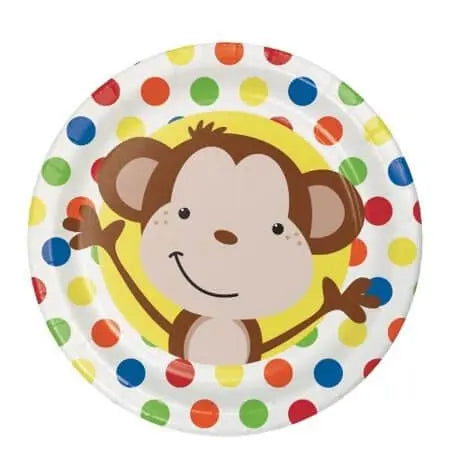 Value Fun Monkey 7" Plate Party Expo  