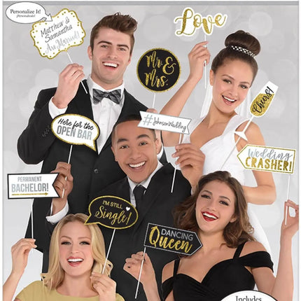 Wedding Photo Prop Kit - Party Expo