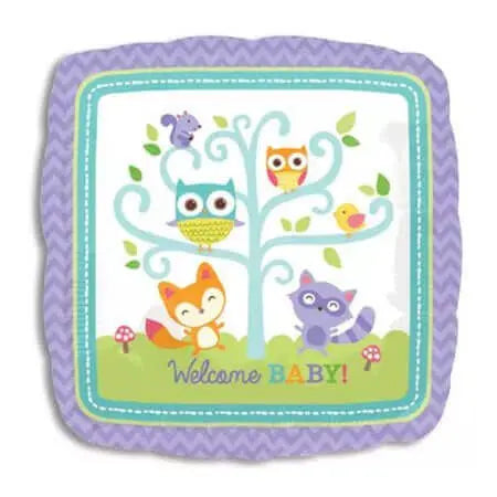 Welcome Baby - 18" Woodland Mylar Balloon #141 Party Expo  