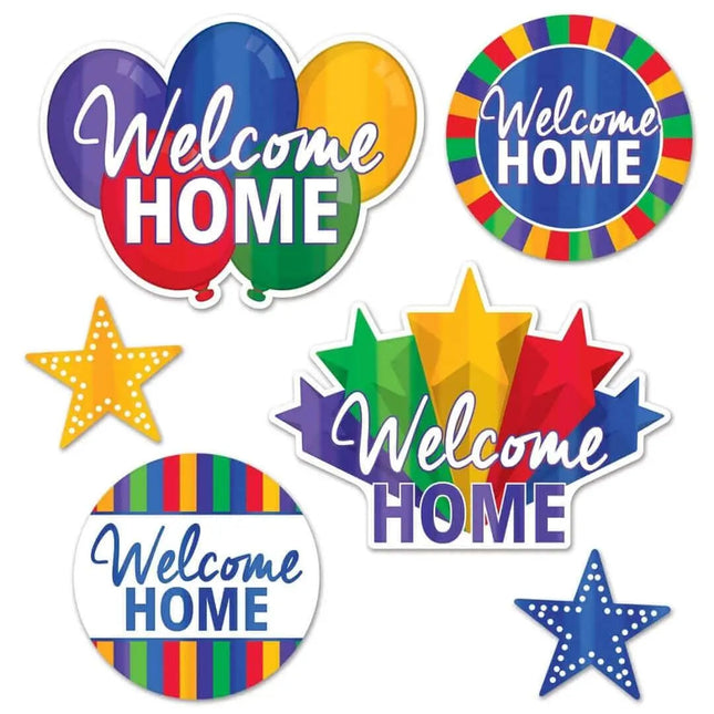 Welcome Home Foil Cutouts - Party Expo