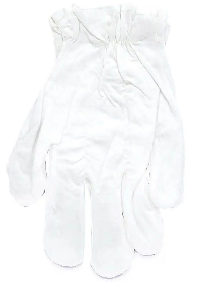 White Cotton Clown Gloves - Party Expo