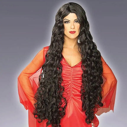 Wig-Black Mesmerelda - Party Expo