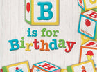 ABC Block Birthday Lunch Napkin - SKU:329333 - UPC:039938475345 - Party Expo