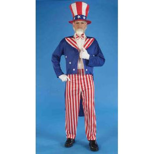 Adult Uncle Sam Costume (Standard) - SKU:F56705 - UPC:721773567056 - Party Expo