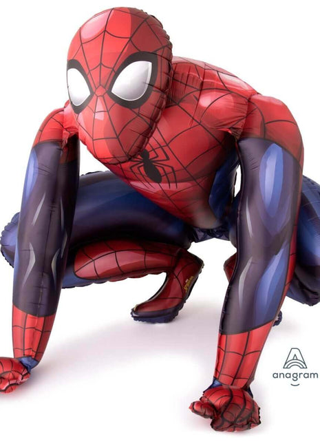 Spiderman - 36" AirWalker Balloon - SKU:91106 - UPC:026635363242 - Party Expo