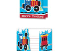 All Aboard - Train Invitations - SKU:324346- - UPC:039938414405 - Party Expo