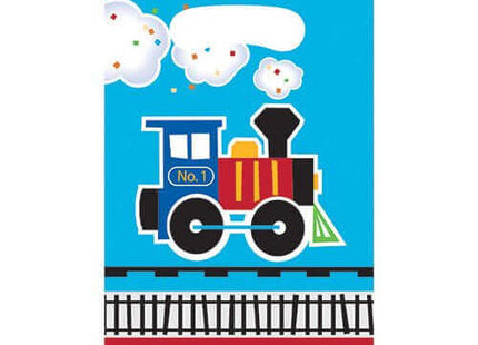 All Aboard - Train Loot Bag - SKU:324345- - UPC:039938414399 - Party Expo