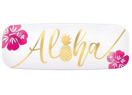 Aloha Long Platter - SKU:430731 - UPC:013051810559 - Party Expo