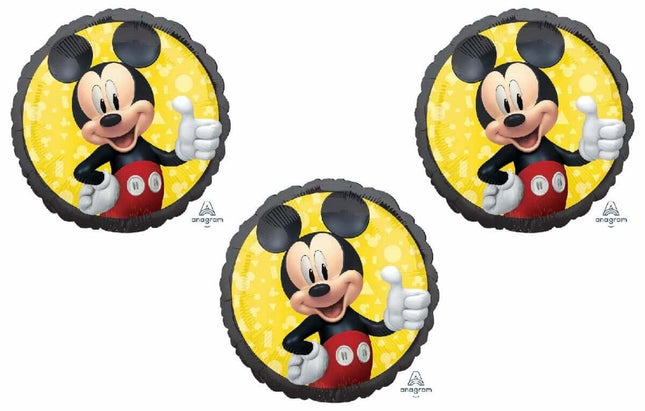 Anagram - 17" Mickey Mouse Forever Mylar Balloon #373 - SKU:103265 - UPC:026635406994 - Party Expo