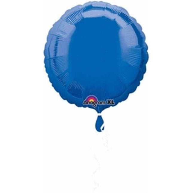 Anagram - 18" Dark Blue Mylar Balloon #211 - SKU:51909 - UPC:026635224277 - Party Expo