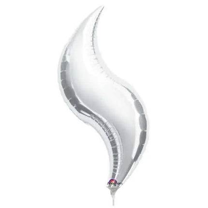 Anagram - 19" Silver Curve Mylar Balloon #267 Party Expo  