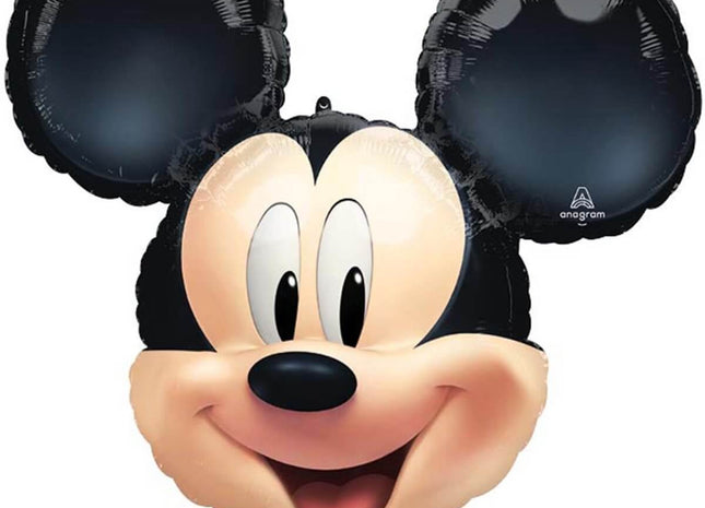 Anagram - 25" Mickey Mouse Forever Head Mylar Balloon - SKU:103574 - UPC:026635409780 - Party Expo