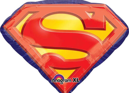 Anagram - 26" Superman Emblem Shape Mylar Balloon - SS24 - SKU:66753* - UPC:026635296922 - Party Expo