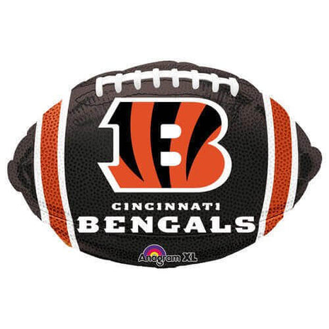 Anagram - Cincinnati Bengals Mylar Balloon - SKU: - UPC:026635295857 - Party Expo