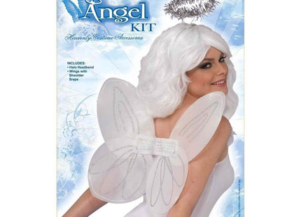 Angel Wings Kit with Halo - SKU:F25117 - UPC:721773251177 - Party Expo