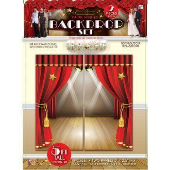 At The Movies Backdrop Set - SKU:76087 - UPC:721773760877 - Party Expo