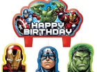 Avengers Molded Mini Character Birthday Candle Set - SKU:171354 - UPC:013051468323 - Party Expo