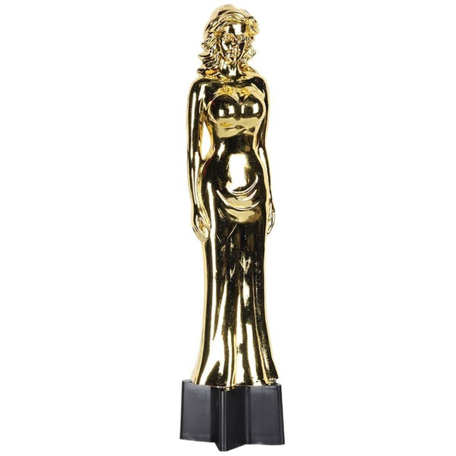 Award Night Female Statuette - SKU:50286 - UPC:034689502869 - Party Expo