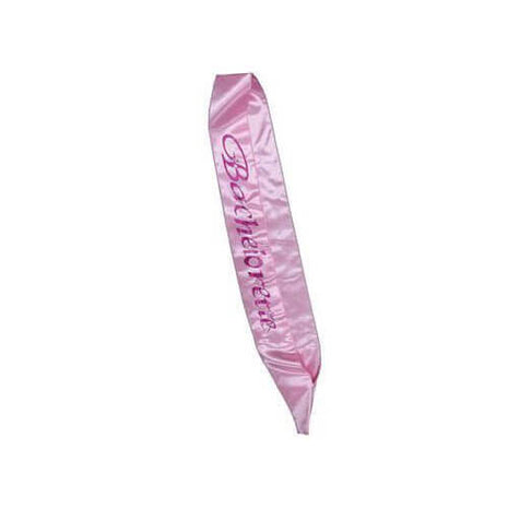 Baby Pink Flashing Bachelorette Sash - SKU:AL-FS-BACH-P - UPC:760497009947 - Party Expo