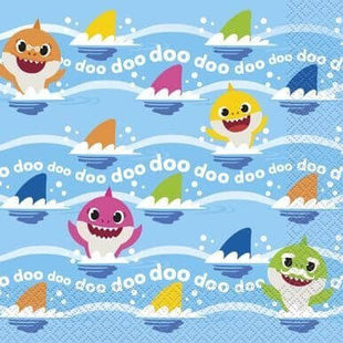 Baby Shark - Lunch Napkins - SKU:77382 - UPC:011179773824 - Party Expo