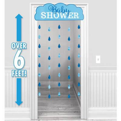 Baby Shower - Blue Door Curtain - SKU:241759 - UPC:013051735012 - Party Expo