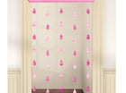 Baby Shower - Pink Door Curtain - SKU:241758 - UPC:013051735005 - Party Expo