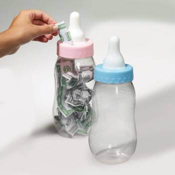 Baby Shower - Jumbo Pink Bottle - SKU:70262 - UPC:721773702624 - Party Expo
