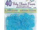 Baby Shower - Mini Plastic Blue Safety Pins - SKU:13655 - UPC:011179136551 - Party Expo