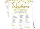 Baby Shower - Purse Game (24pcs) - SKU:380169 - UPC:192937128503 - Party Expo