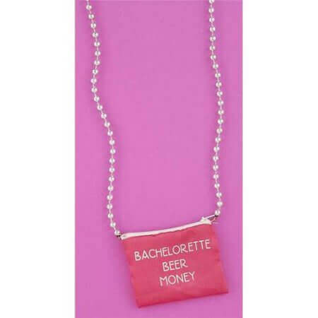 Bachelorette Beer Money Necklace - SKU:F61283 - UPC:721773612831 - Party Expo
