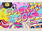 Back to the 80's Backdrop - SKU: - UPC:248817300849 - Party Expo