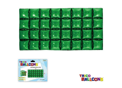 Backdrop Foil Balloons 44" X 22" - 1pc Green - SKU:BP0601GR - UPC:810057958946 - Party Expo