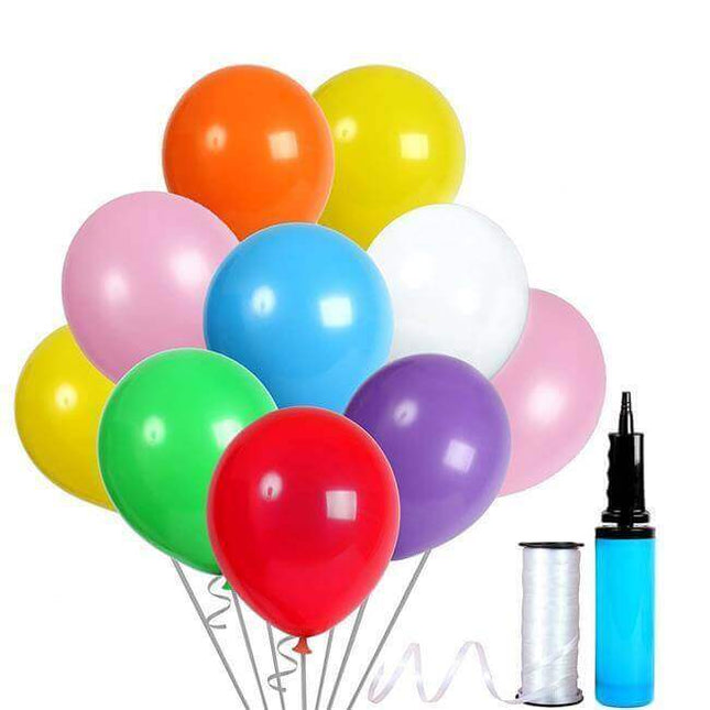 Balloon Hand Pump - Assorted Colors - SKU:89080 - UPC:708450613503 - Party Expo