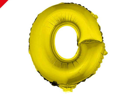 Balloon on Stick - 16" Gold Letter O - SKU:84828 - UPC:8712364848281 - Party Expo
