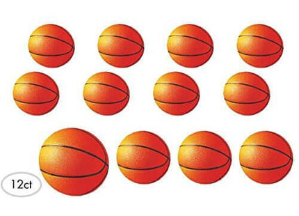 Basketball Cutout Value Pack Party Decorations - SKU:190856 - UPC:013051328269 - Party Expo